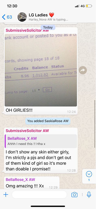 Webcam model testimonial